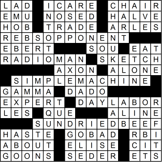 Sunday Crossword Puzzles on Puzzle Solution   Reset Puzzle